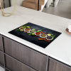Kruiden - Specerijen - Betonlook - Stilleven Inductie beschermer vinyl 3mm klein -sfeer8