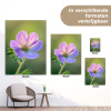 Bloem - Close up - Paars tuinposter los doek klein -sfeer9