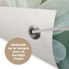 Lieveheersbeestje - Bloemen - Wit tuinposter los doek klein -sfeer5