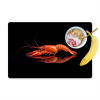 Kreeft - Oranje - Zwart - Opvallend Placemat vinyl groot -zzzproduct_Kitchenyeah-website