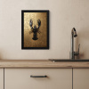 Kreeft - Zwart - Goud - Luxe KitchenYeah - Keuken - Fotolijst klein -sfeer2