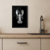 Kreeft - Zilver - Metallic - Luxe KitchenYeah - Keuken - Fotolijst klein -sfeer2