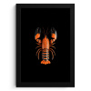 Kreeft - Oranje - Zwart - Modern KitchenYeah - Keuken - Fotolijst klein -3d