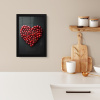 Kersen - Hart - Rood - Zwart KitchenYeah - Keuken - Fotolijst klein -sfeer1