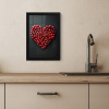 Kersen - Hart - Rood - Zwart KitchenYeah - Keuken - Fotolijst klein -sfeer2