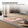 Bloemen - Lint - Kaartje Inductie beschermer vinyl 3mm klein -tsfeer1_DE