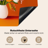 Vaas - Bloemen - Oranje Inductie beschermer vinyl 3mm klein -tsfeer4_DE