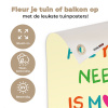 Hartje -  Moeder - Tekst - Kleurrijk tuinposter los doek klein -sfeer2