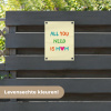 Hartje -  Moeder - Tekst - Kleurrijk tuinposter los doek klein -sfeer3
