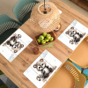 Wasbeer - Dier - Kinderen - Babykamer - Kinderkamer Placemat vinyl groot -zzsfeer5_Kitchenyeah-website