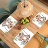 Tijger - Dier - Kinderen - Jungle - Kinderkamer - Babykamer Placemat vinyl groot -zzsfeer5_Kitchenyeah-website