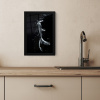 Koi - Vissen - Water - Zwart KitchenYeah - Keuken - Fotolijst klein -sfeer2