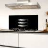 Haring - Vissen - Zwart Spatscherm Aluminium klein -sfeer4