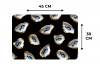 Oesters - Vissen - Blauw - Goud Placemat vinyl groot -specs