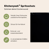 Koi - Vissen - Water - Zwart Spatscherm Aluminium klein -zdetails_DE