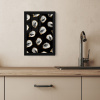 Oesters - Zwart - Vissen - Goud KitchenYeah - Keuken - Fotolijst klein -sfeer2