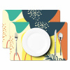 Abstracte Zomermiddag Placemat vinyl groot -zzsfeer2_Kitchenyeah-website
