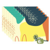 Abstracte Zomermiddag Placemat vinyl groot -zzsfeer3_Kitchenyeah-website