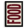 Eten - Japandi - Rood - Decoratie KitchenYeah - Keuken - Fotolijst klein -3d