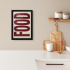 Eten - Japandi - Rood - Decoratie KitchenYeah - Keuken - Fotolijst klein -sfeer1