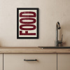 Eten - Japandi - Rood - Decoratie KitchenYeah - Keuken - Fotolijst klein -sfeer2