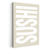 Sushi - Eten - Decoratie - Vintage KitchenYeah - Keuken - Canvas klein -3d