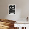 Zwart - Decoratie - Vintage - Eten KitchenYeah - Keuken - Canvas klein -sfeer3