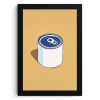 Blikje - Minimalistisch - Blauw - Illustratie KitchenYeah - Keuken - Fotolijst klein -3d