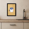Blikje - Minimalistisch - Blauw - Illustratie KitchenYeah - Keuken - Fotolijst klein -sfeer2