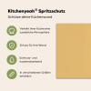 Blikje - Minimalistisch - Blauw - Illustratie Spatscherm Aluminium klein -zdetails_DE