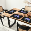 Quotes - 'Shoot for the moon' - Spreuken - Ruimte - Kids - Jongens - Meiden - Kinderen Placemat vinyl groot -zzsfeer4_Kitchenyeah-website