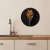 Kruiden - Zwart - Lepel KitchenYeah - Keuken - Wandcirkel Forex klein -sfeer3