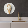 Hout - Lepel - Rijst KitchenYeah - Keuken - Wandcirkel Forex klein -sfeer1