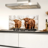 Vorstelijk Duo Spatscherm Aluminium klein -sfeer4