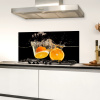 Sinaasappel Splash Serenade Spatscherm Aluminium klein -sfeer4