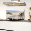 Pad naar Strand Spatscherm Aluminium klein -sfeer4