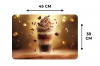 Dessert - Chocolade - Zoet - Eten Placemat vinyl groot -specs