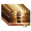 Dessert - Chocolade - Zoet - Eten Placemat vinyl groot -zzsfeer3_Kitchenyeah-website