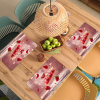 Aardbei - Taart- Eten - Roze Placemat vinyl groot -zzsfeer5_Kitchenyeah-website