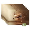 Chocolade - Macarons - Eten - Snoep Placemat vinyl groot -zzsfeer3_Kitchenyeah-website