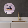 Eten - Taart - Bessen - Blauw KitchenYeah - Keuken - Wandcirkel Forex klein -sfeer1