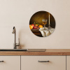 Fruit -  Stilleven - Wijn - Kaars KitchenYeah - Keuken - Wandcirkel Forex klein -sfeer3