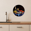 Champagne - Luxe - Oesters KitchenYeah - Keuken - Wandcirkel Forex klein -sfeer3