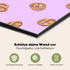 Pretzels - Eten - Paars Spatscherm Aluminium klein -zcloseup_DE