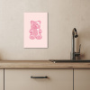 Beer - Roze - Snoep KitchenYeah - Keuken - Canvas klein -sfeer2