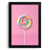 Lolly - Roze - Snoep - Zoet KitchenYeah - Keuken - Fotolijst klein -3d