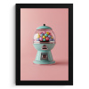 Kauwgom - Retro - Snoep - Roze KitchenYeah - Keuken - Fotolijst klein -3d
