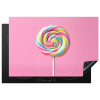 Lolly - Roze - Snoep - Zoet Inductie beschermer vinyl 3mm klein -3d