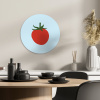 Rood - Tomaat - Groente KitchenYeah - Keuken - Wandcirkel Forex klein -sfeer2