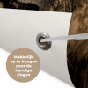Leeuw in het schaduwlicht tuinposter los doek klein -sfeer5